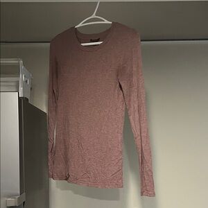 Dynamite Long Sleeve Top - Dusty Rose